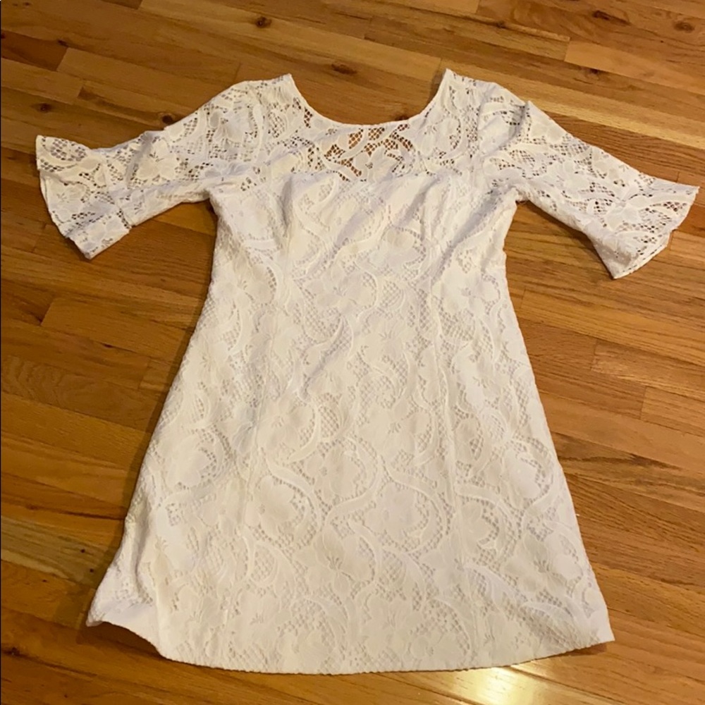 Lilly Pulitzer White Lace Cocktail Dress, SIZE 16